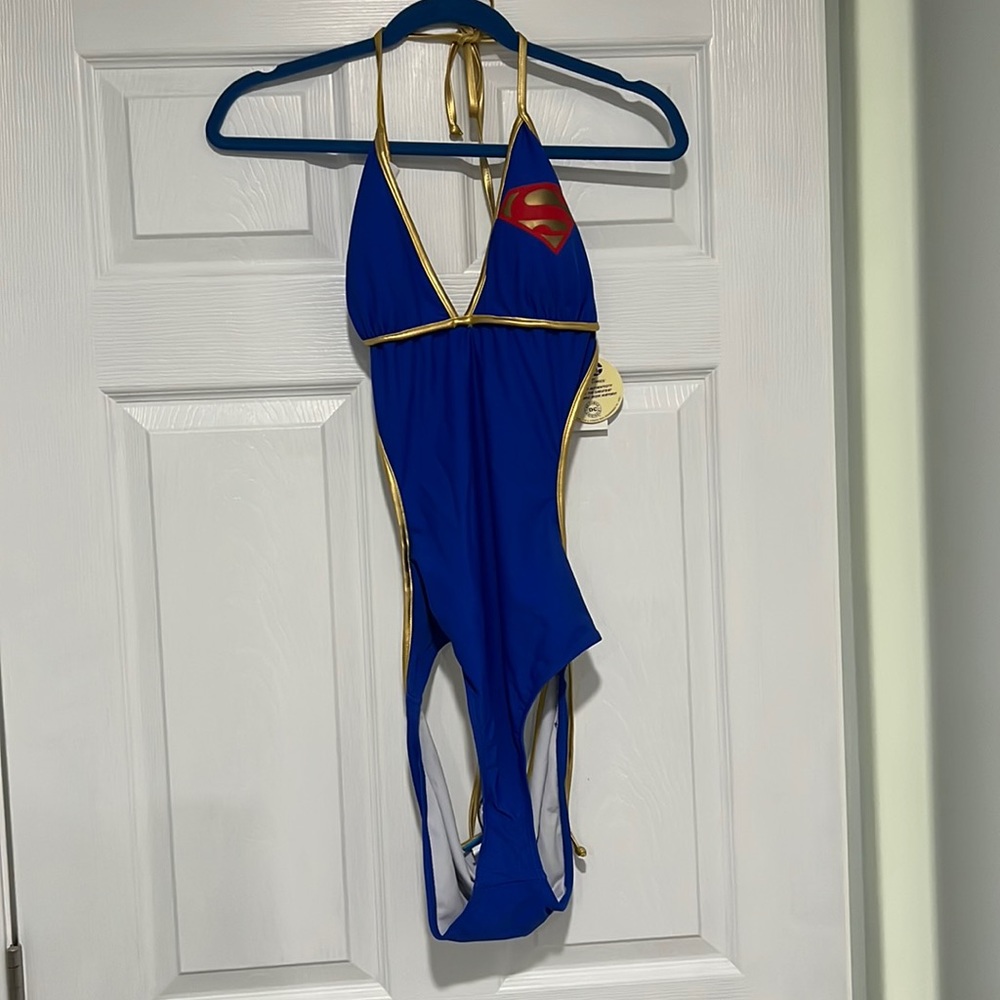 DC Comics Supergirl Logo Monokini One-Piece Swimsuit